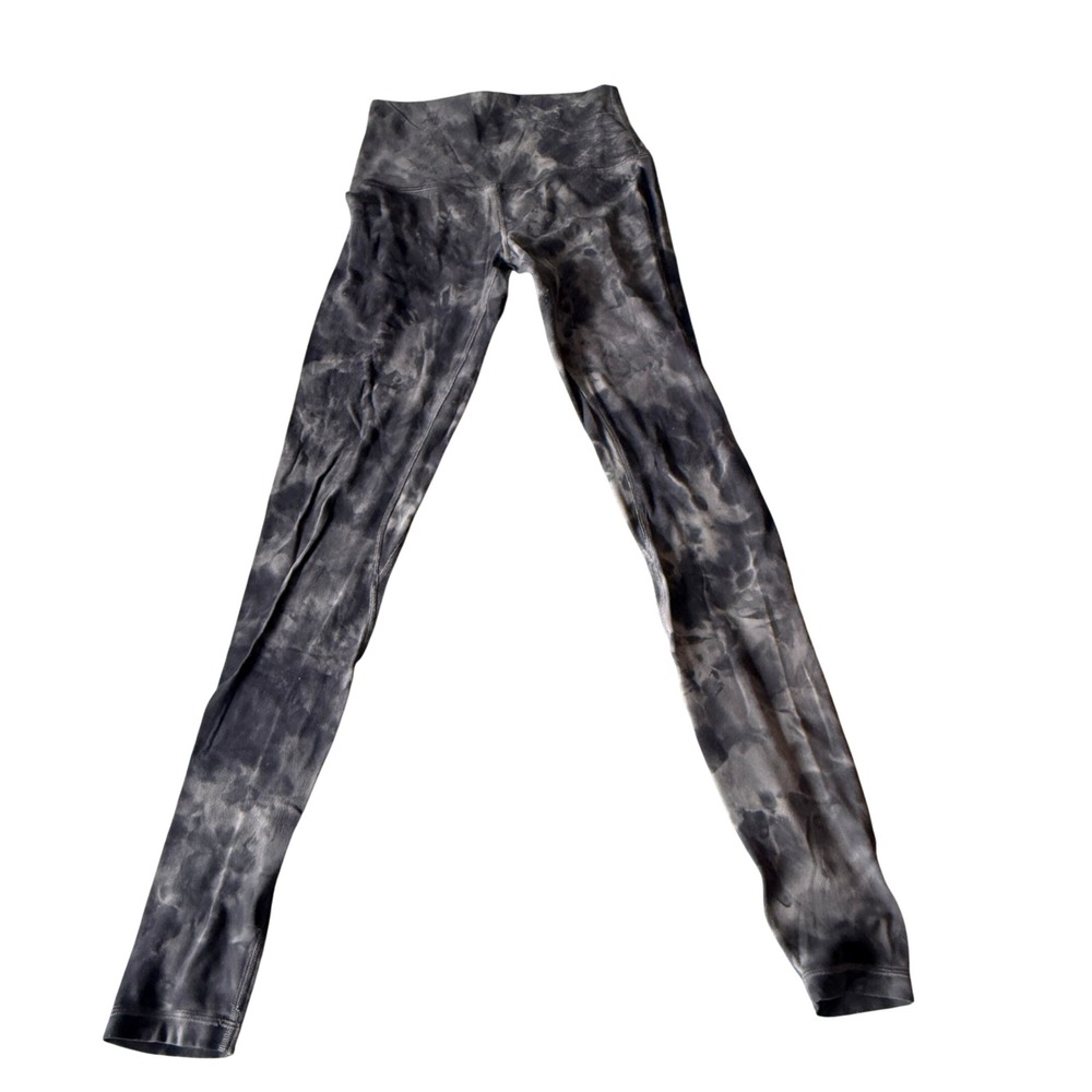 Lululemon Align High-Rise Pant 28 Diamond Dye Graphite Grey Bronze Green Size 4